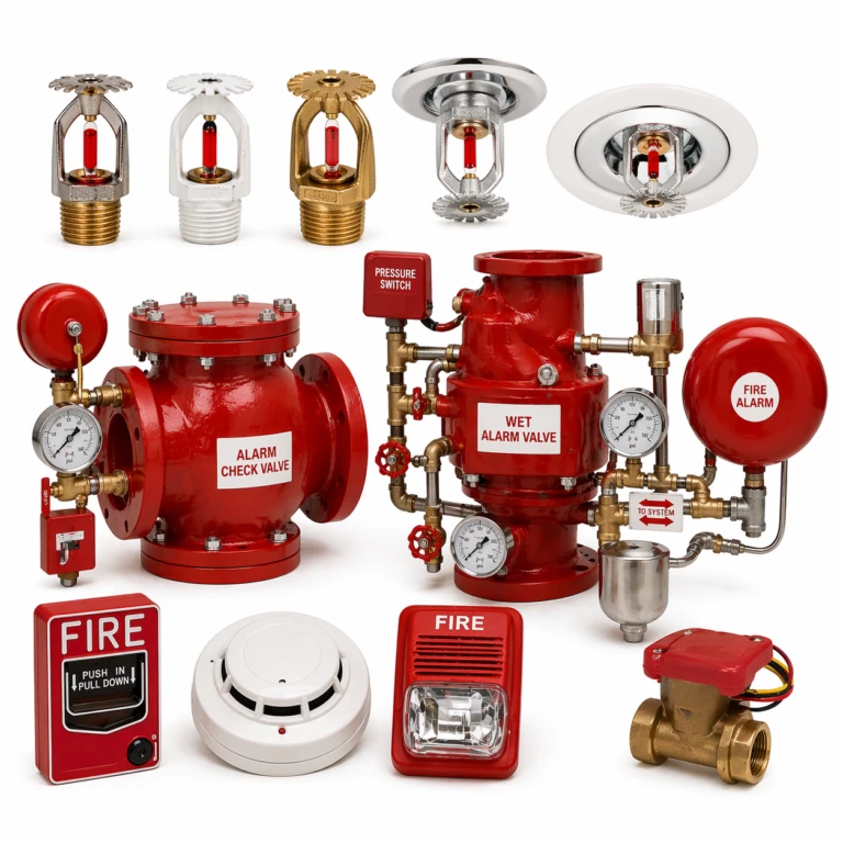 Upright and pendant sprinklers with an alarm valve assembly